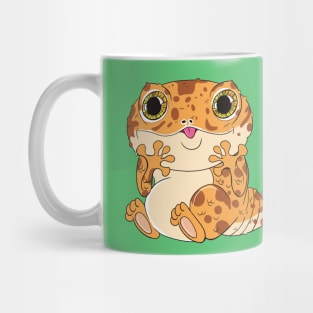 Adorable Kawaii Gecko Cutie! Cookie Bubbly Delight Mug